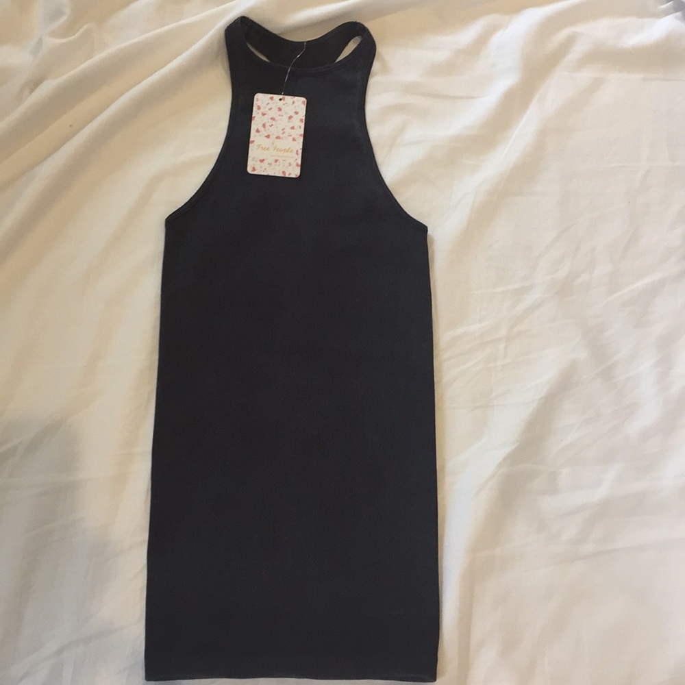 Free People Dark grey tank